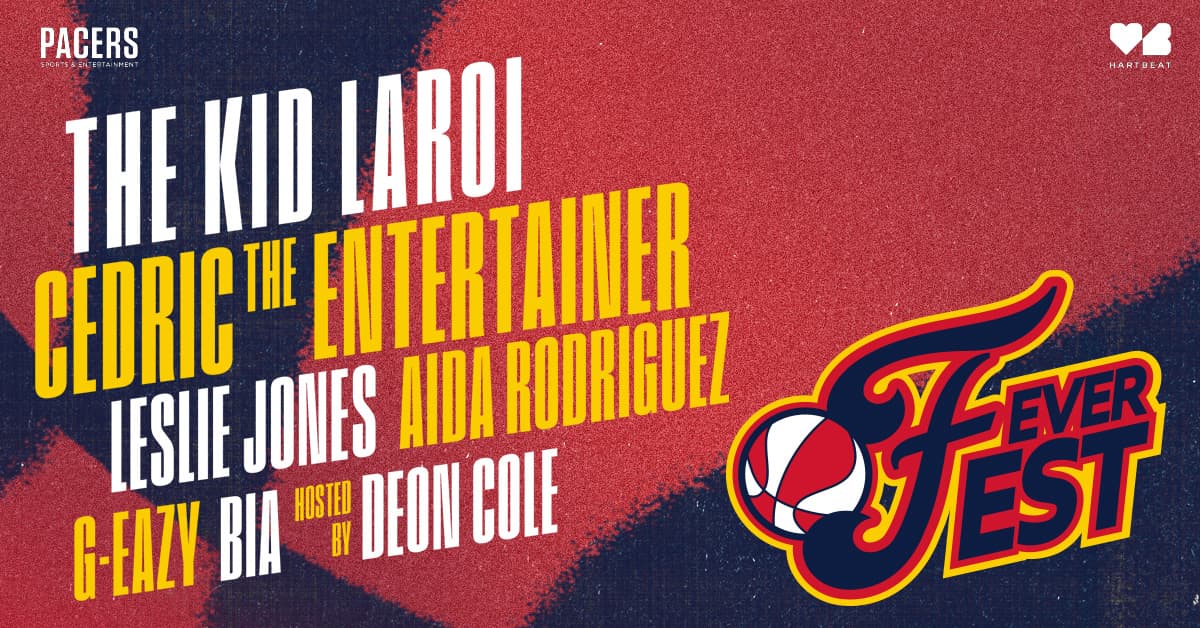 Pacers Sports & Entertainment, Hartbeat announce star-studded music & comedy lineup, watch party for inaugural Fever Fest during AT&T WNBA All-Star 2025